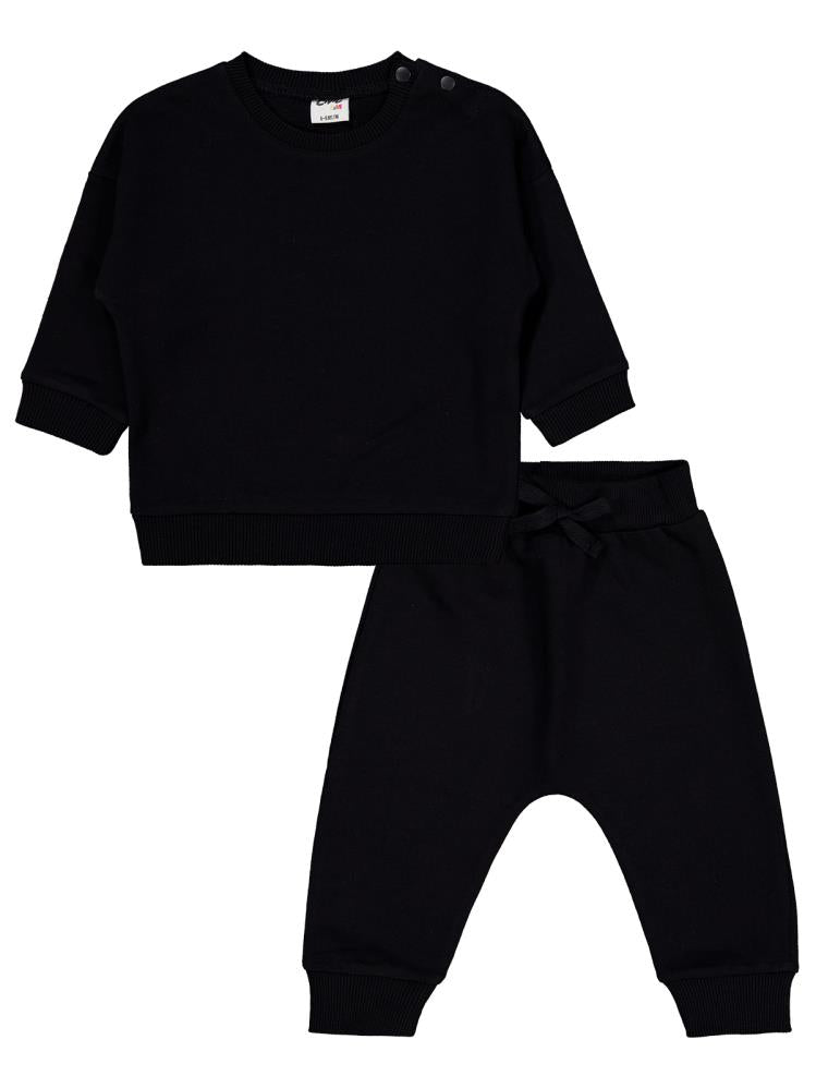 Civil Baby Basic 6-18 Ay Takım - Siyah