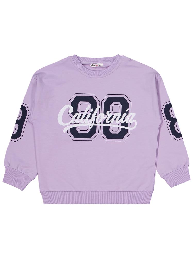 Civil Girls New York Baskılı 2'li Set 6-9 Yaş Sweatshirt