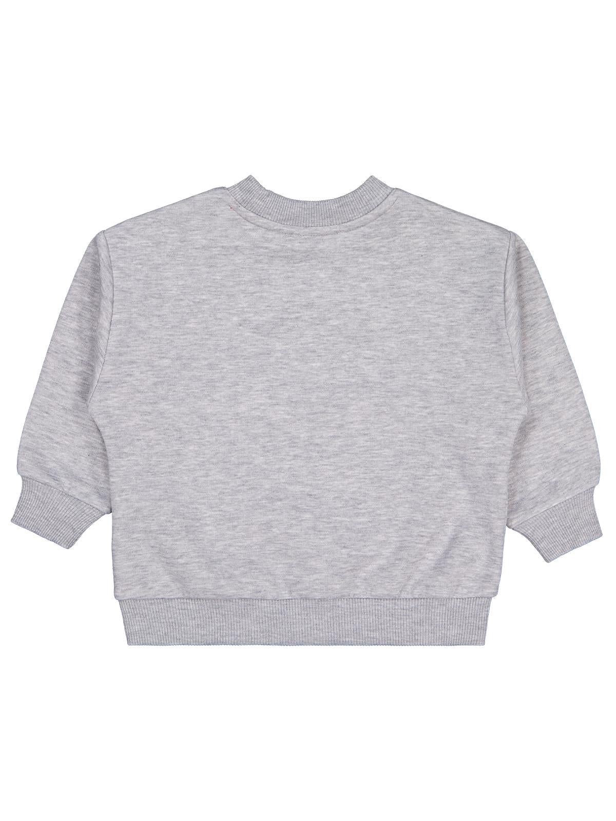 Civil Erkek Çocuk Urban Baskılı Sweatshirt | 3 İp Uzun Kol | Okul Kreş ve Günlük Kullanım - Gri