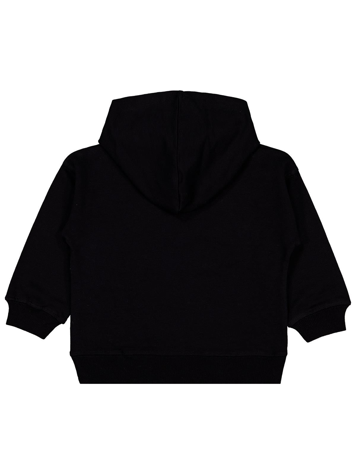 Looney Tunes Sweatshirt | 2 İp Uzun Kol Kapşonlu Baskılı | Okul Kreş ve Günlük Kullanım - Siyah