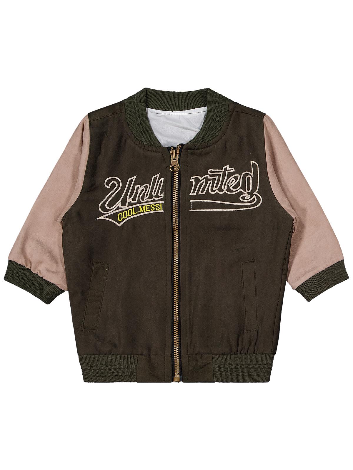 Civil Baby Süet Ceketli 6-18 Ay Takım - Haki