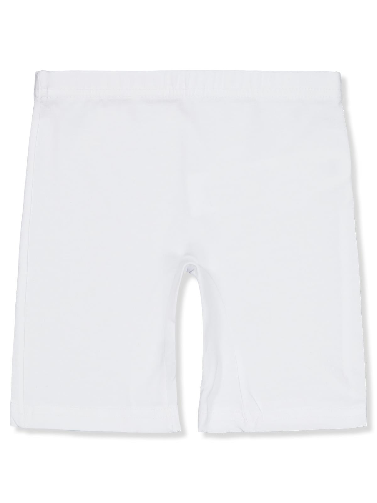 Civil Kız Çocuk Classic Long Boxer | Likralı Süprem | Okul Kreş ve Günlük Kullanım - Beyaz