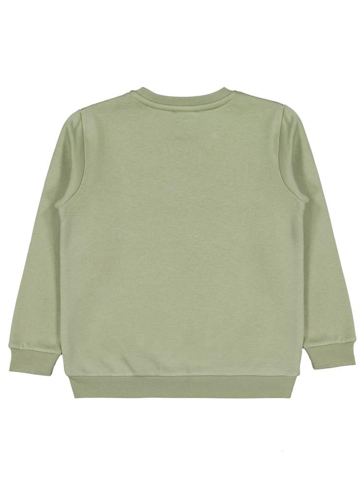 Civil Boys Backsıde Baskılı 10-13 Yaş Sweatshirt - Haki