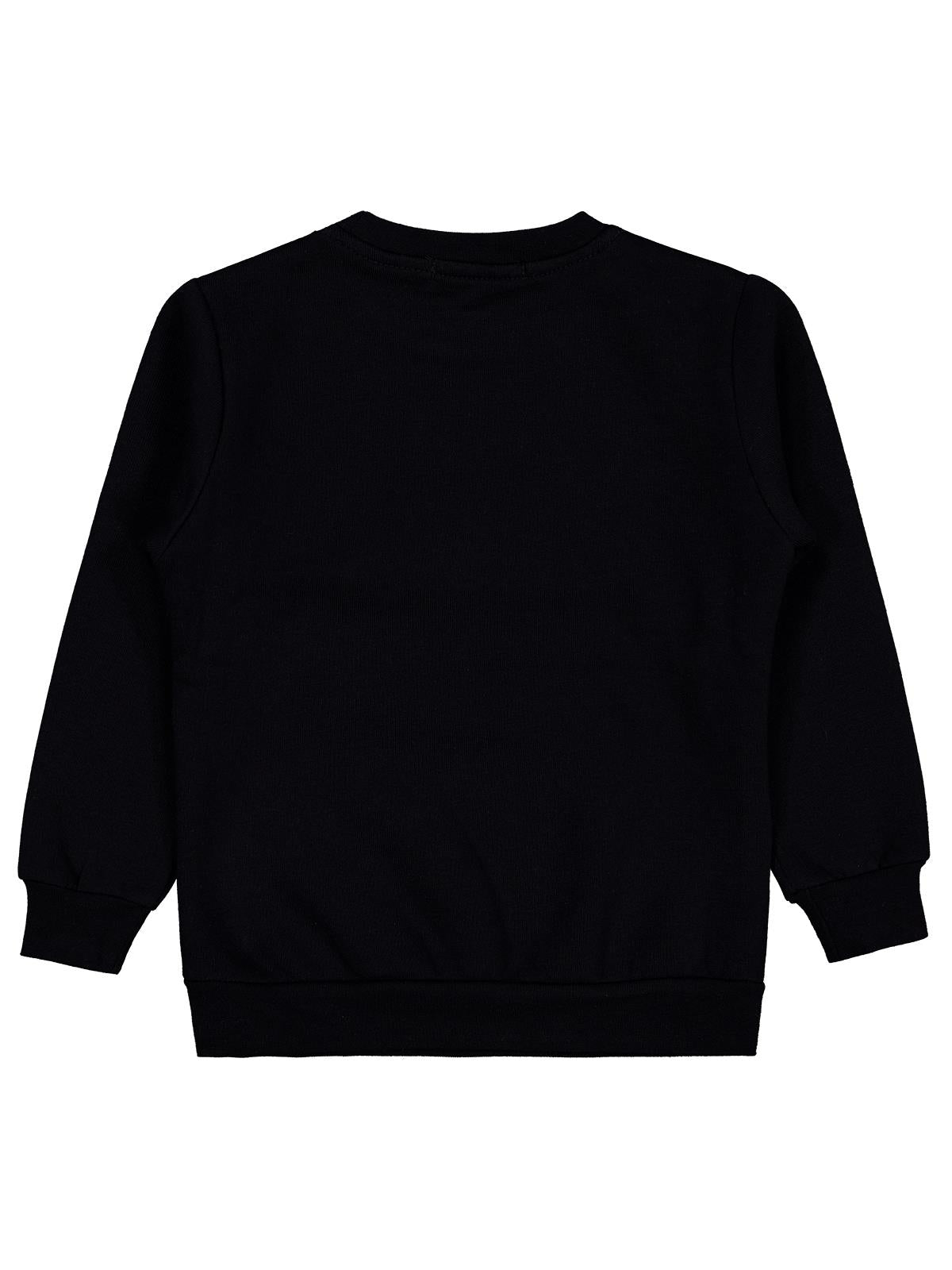 Civil Boys Cou Race Baskılı 2-5 Yaş Sweatshirt - Siyah