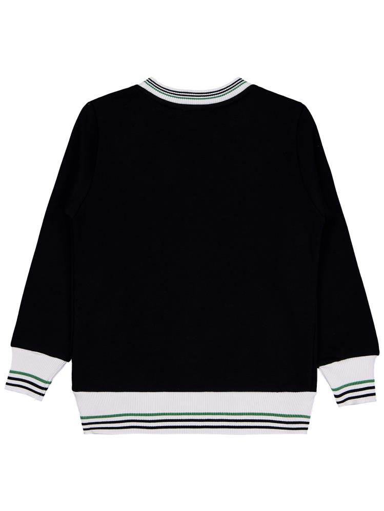 Civil Boys Foreyer Baskılı 6-9 Yaş Sweatshirt - Siyah