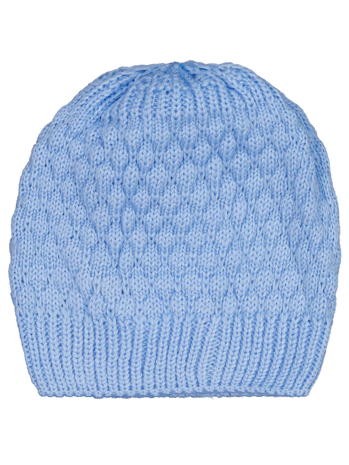 Civil Baby Çift Ponponlu Bebek Uni Basic Bere - Mavi