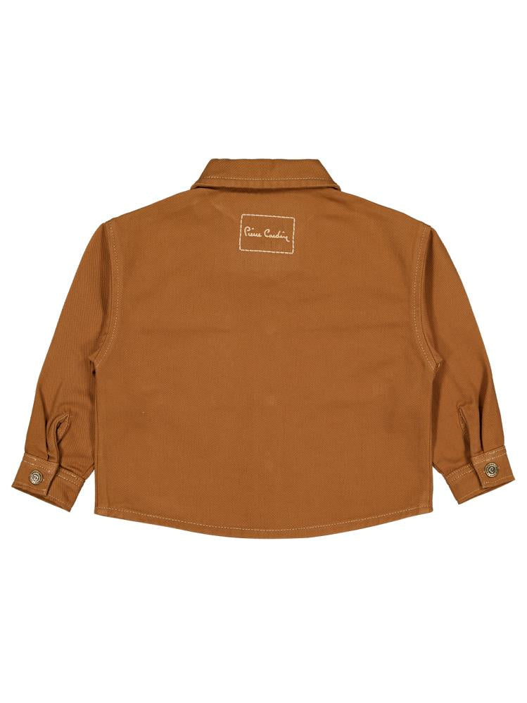 Pierre Cardin Nakışlı 2-5 Yaş Ceket - Kahverengi