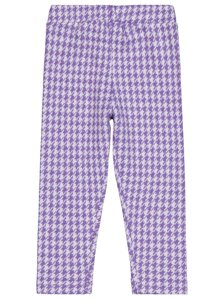 Civil Girls Kazayağı Desen 2-5 Yaş Tayt - Lila