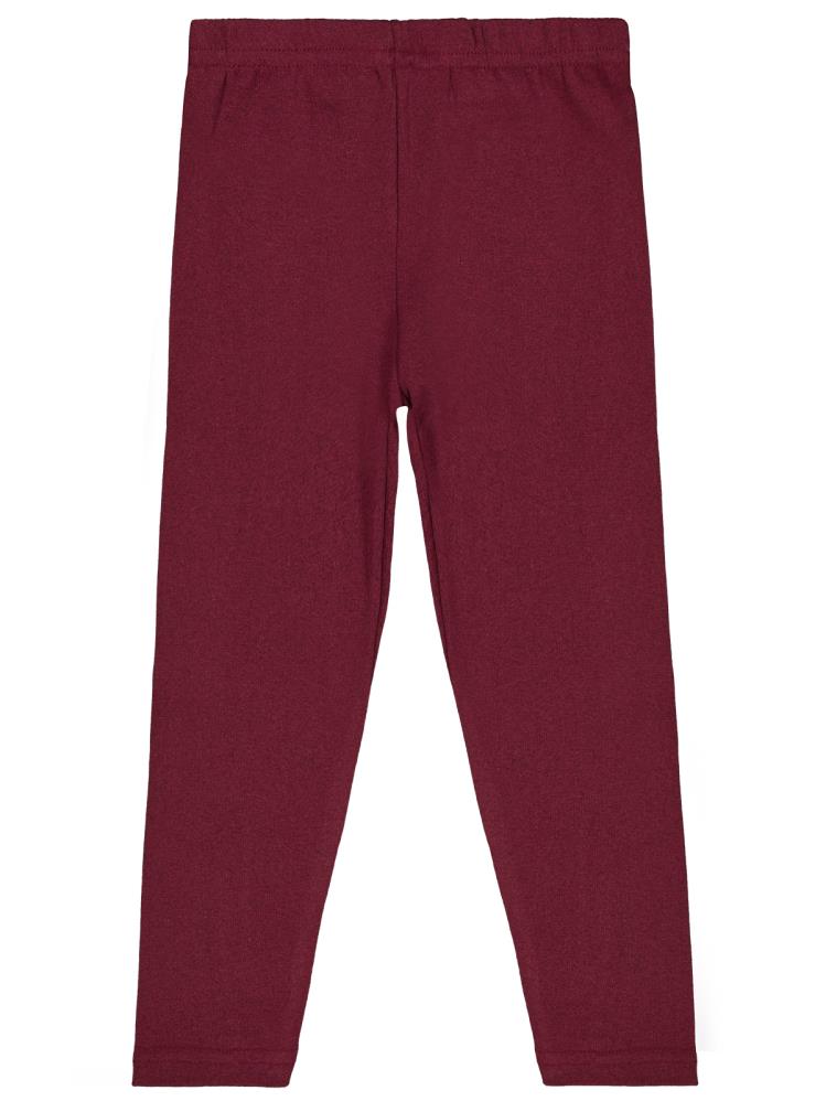 Civil Girls Düz 6-9 Yaş Tayt - Bordo