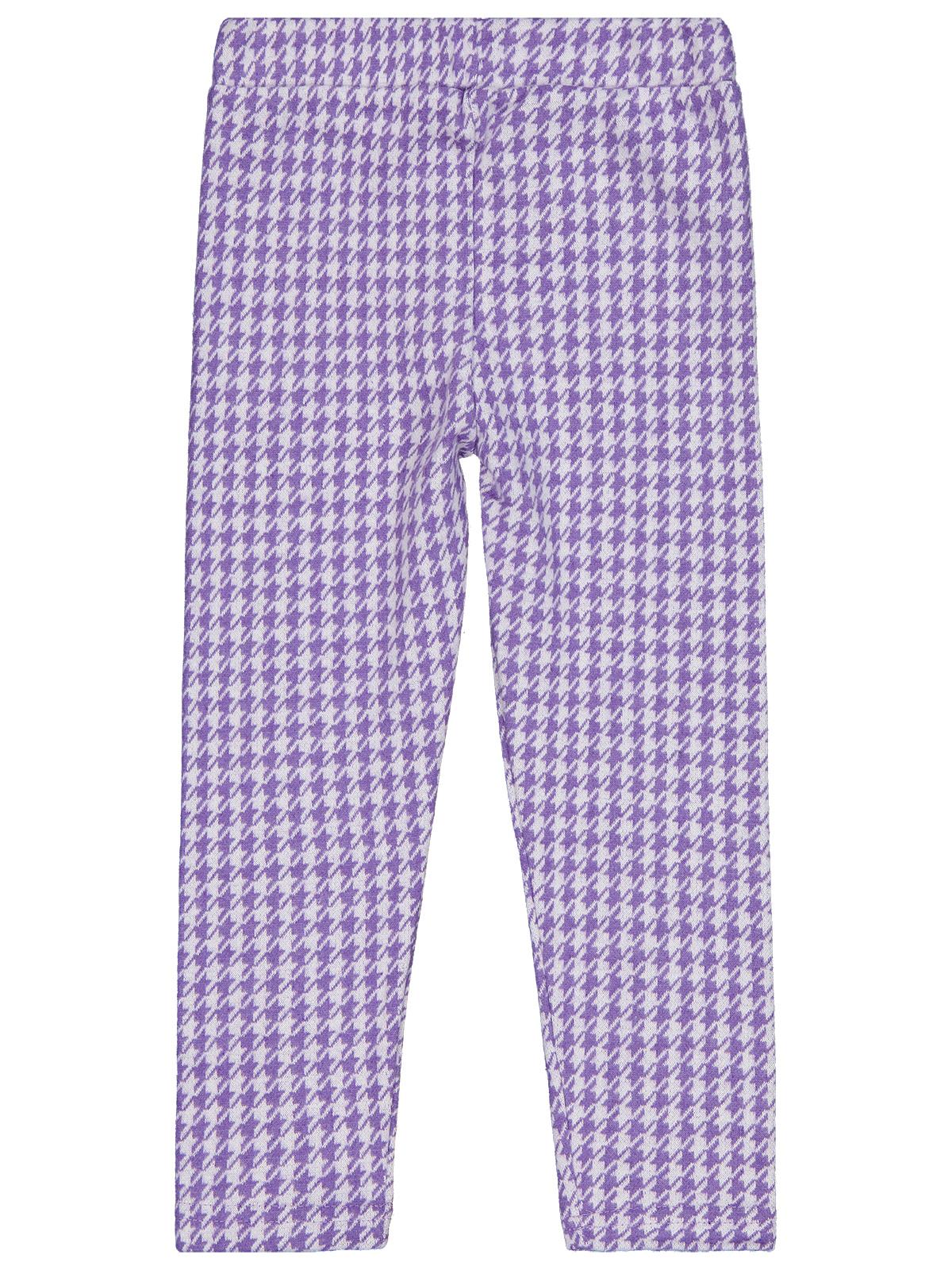 Civil Girls Kazayağı Desen 10-13 Yaş Tayt - Lila