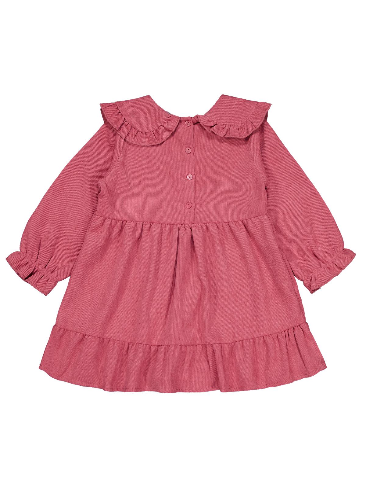 Civil Girls Eteği Fırfırlı 2-5 Yaş Elbise - Pembe