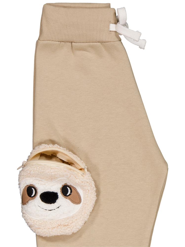 Civil Boys Koala Cepli 2-5 Yaş Eşofman Altı - Bej