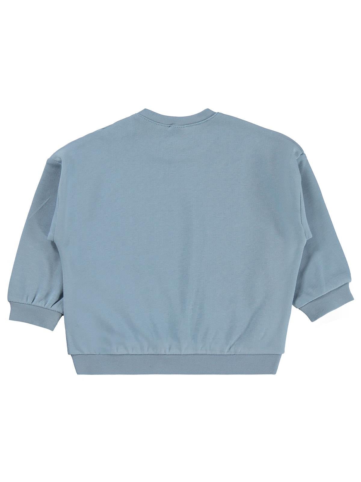 Civil Baby Little Explorer Baskılı 6-18 Ay Sweatshirt - Mavi