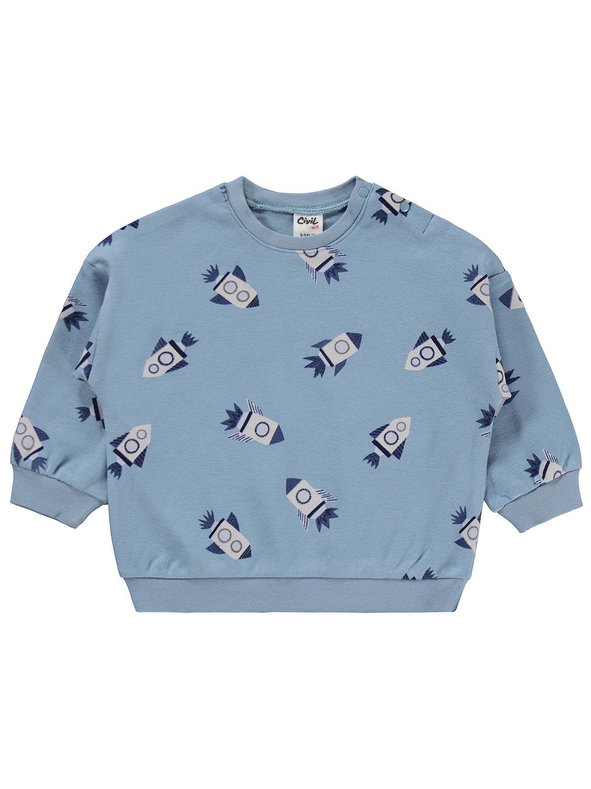 Civil Baby Roket Empirme 6-18 Ay Takım - Mavi