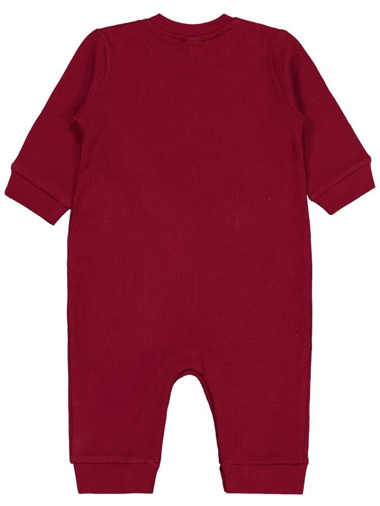 Civil Baby 26 Baskılı 6-18 Ay Tulum - Bordo