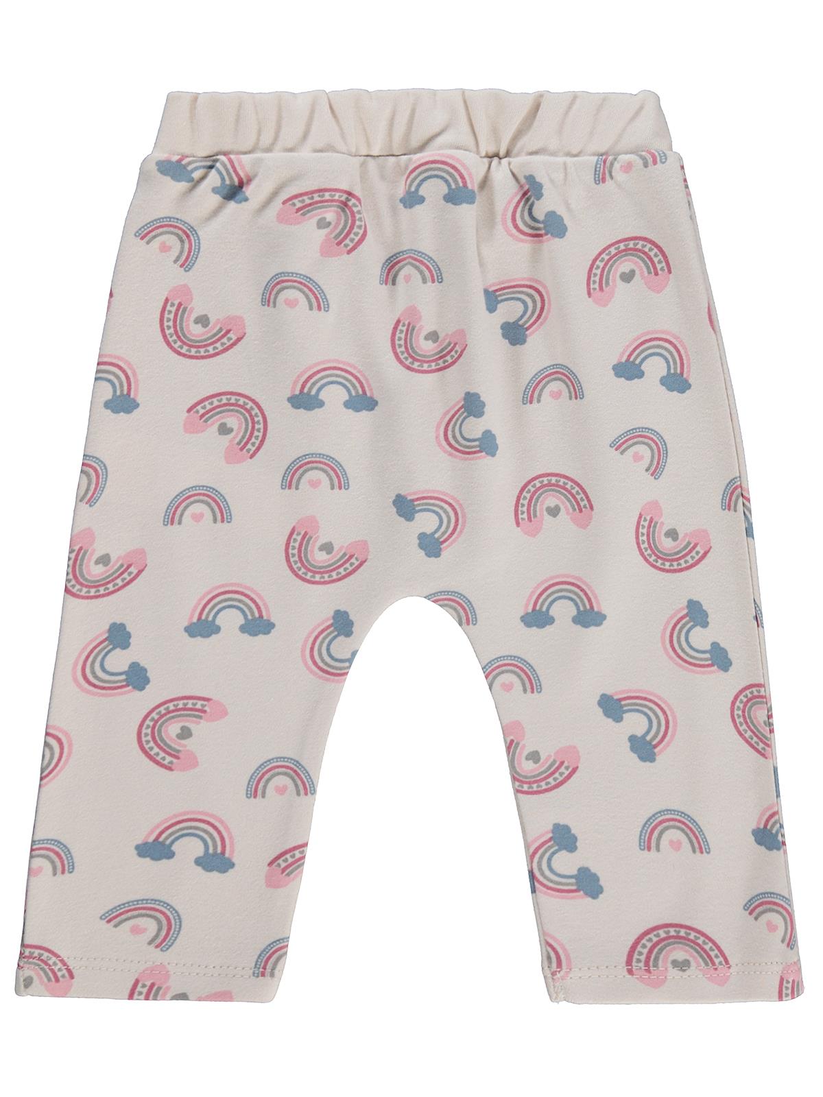 Civil Baby Gökkuşağı Empirme 6-18 Ay Tek Alt Bebe - Bej