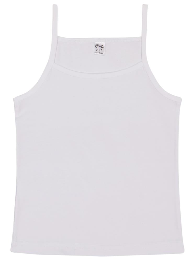 Civil Girls Mavi-Beyaz 2-10 Yaş Kız Çocuk 2'li Atlet