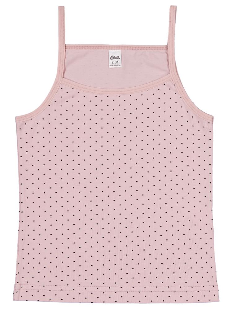 Civil Girls Gülkurusu-Siyah 2-10 Yaş Kız Çocuk 2'li Atlet