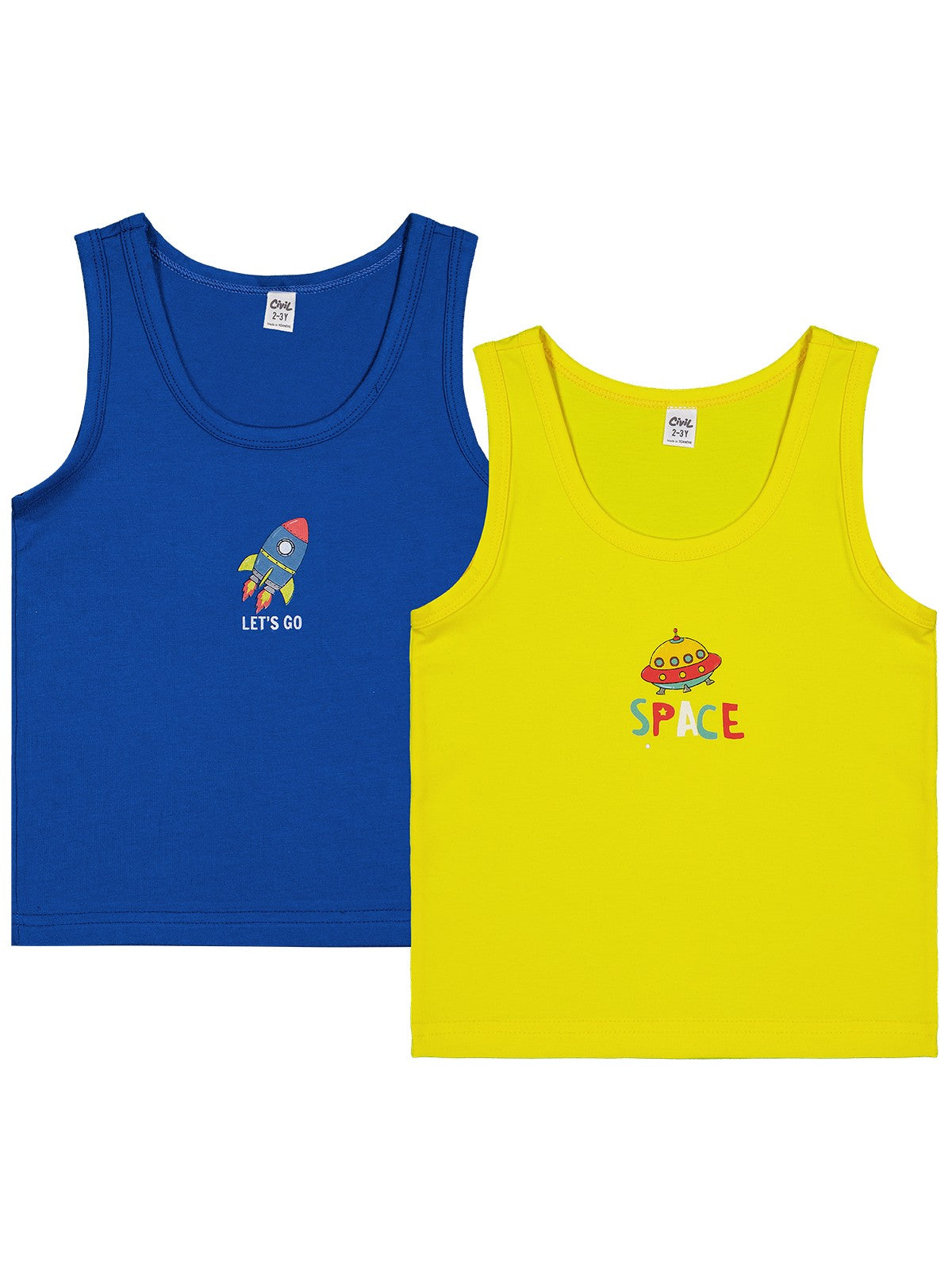 Civil Boys Space 2-10 Yaş Erkek Çocuk 2'li Atlet