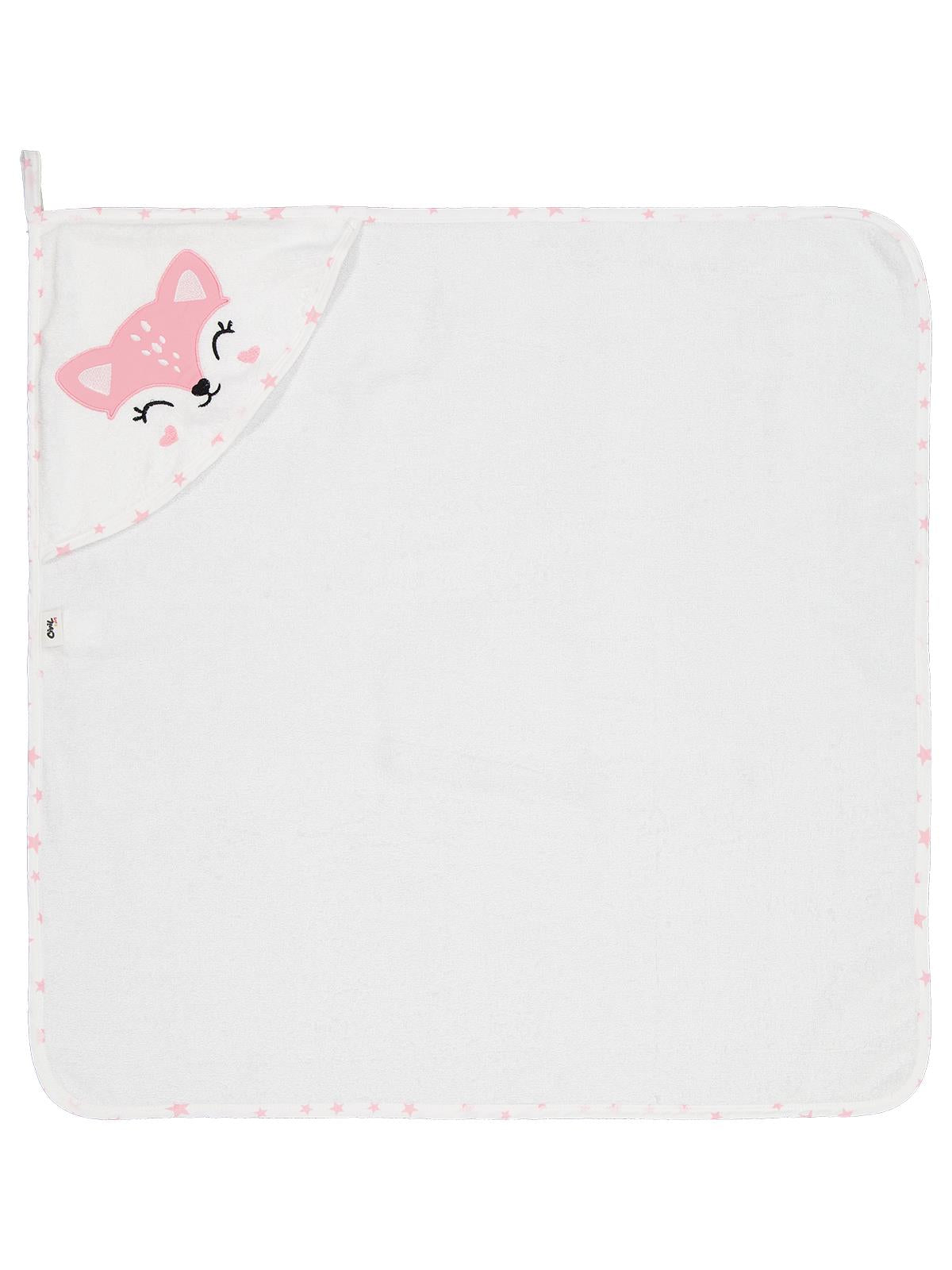 Civil Baby Ceylan Nakışlı Bambu Havlu - Ekru