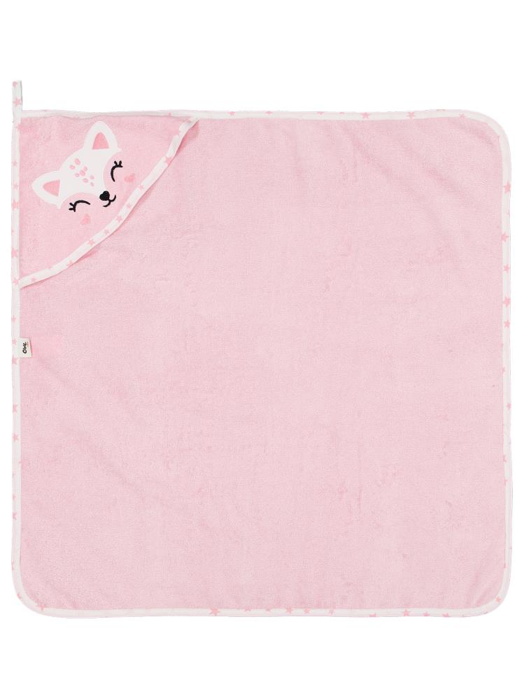 Civil Baby Ceylan Nakışlı Bambu Havlu - Pembe