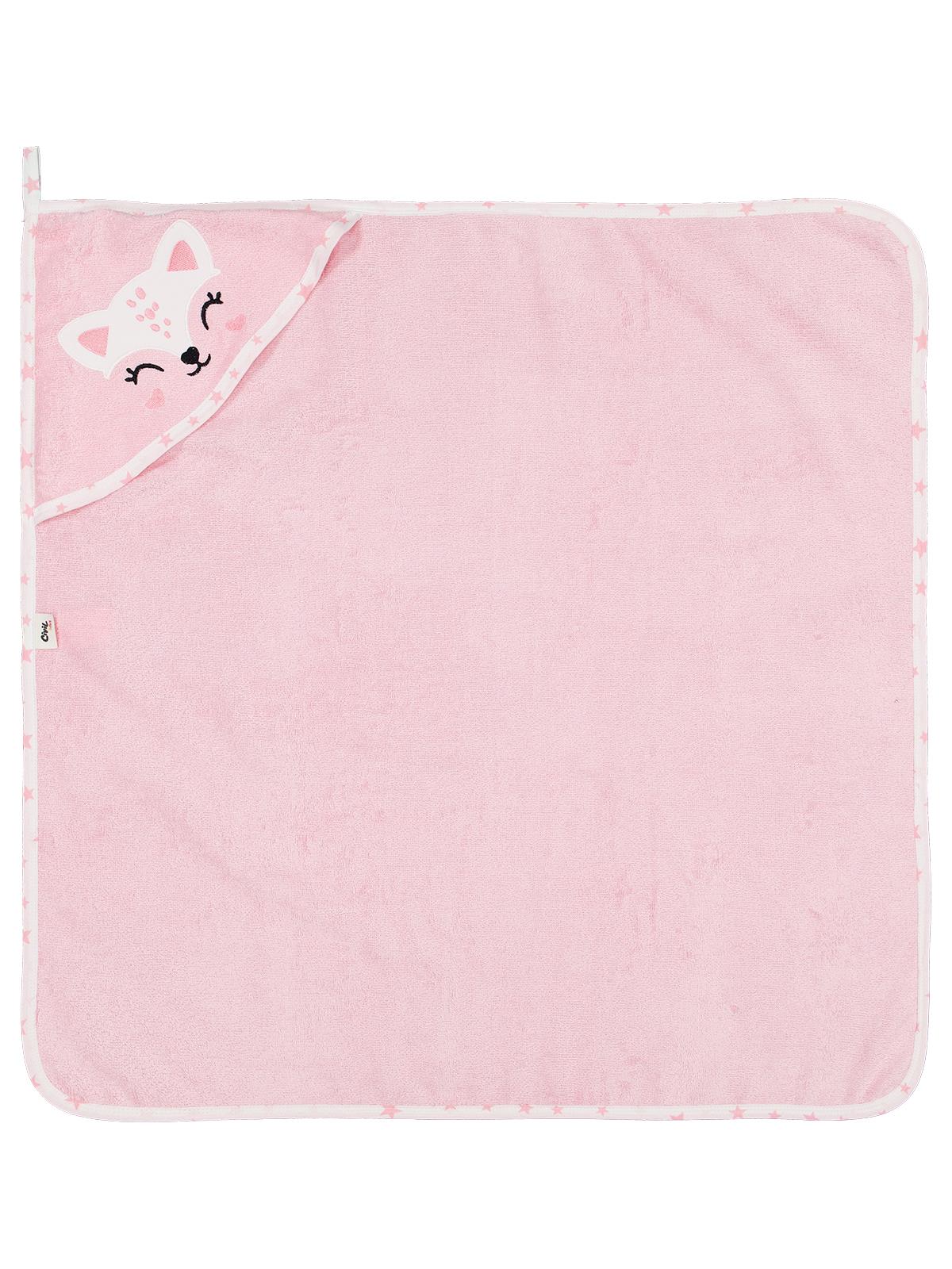 Civil Baby Ceylan Nakışlı Bambu Havlu - Pembe