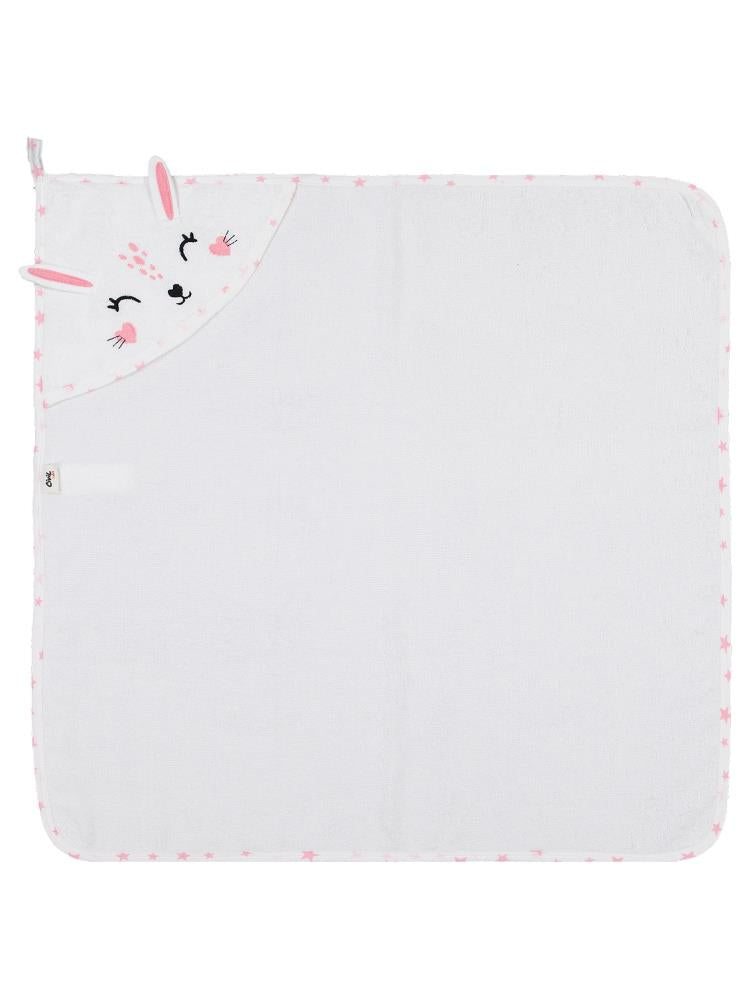 Civil Baby Tavşan Mobil Kulaklı Bambu Havlu - Ekru