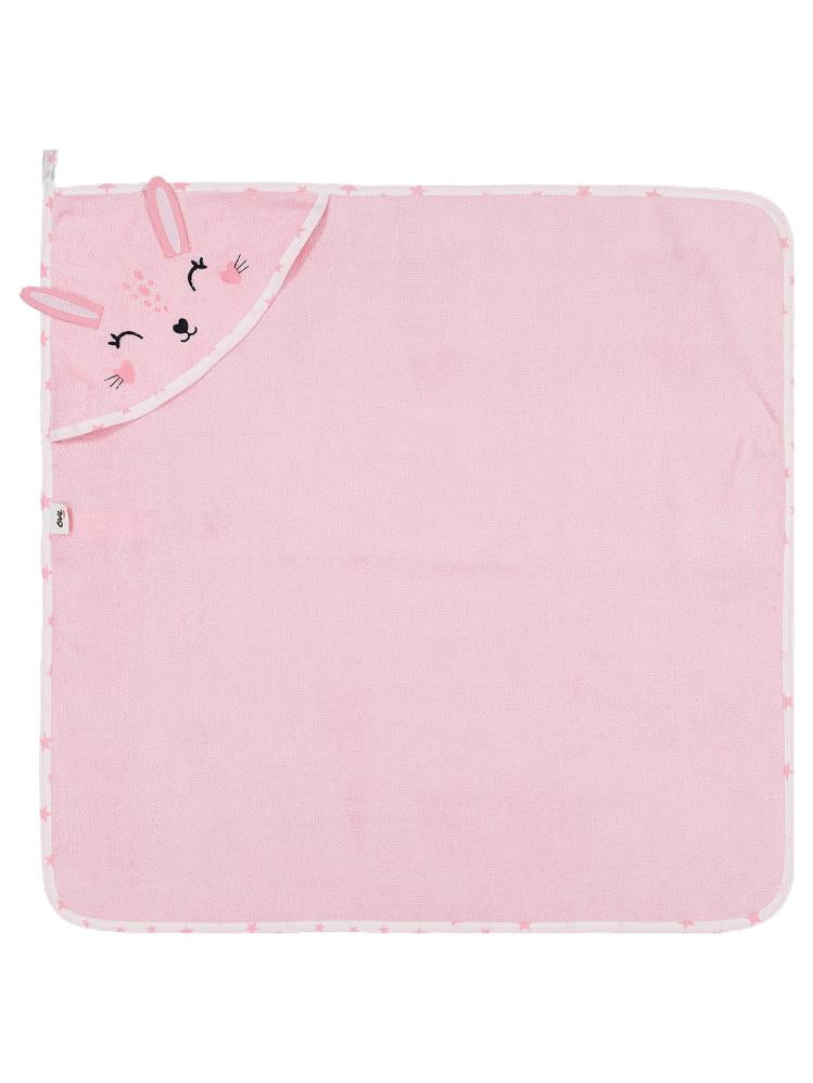 Civil Baby Tavşan Mobil Kulaklı Bambu Havlu - Pembe