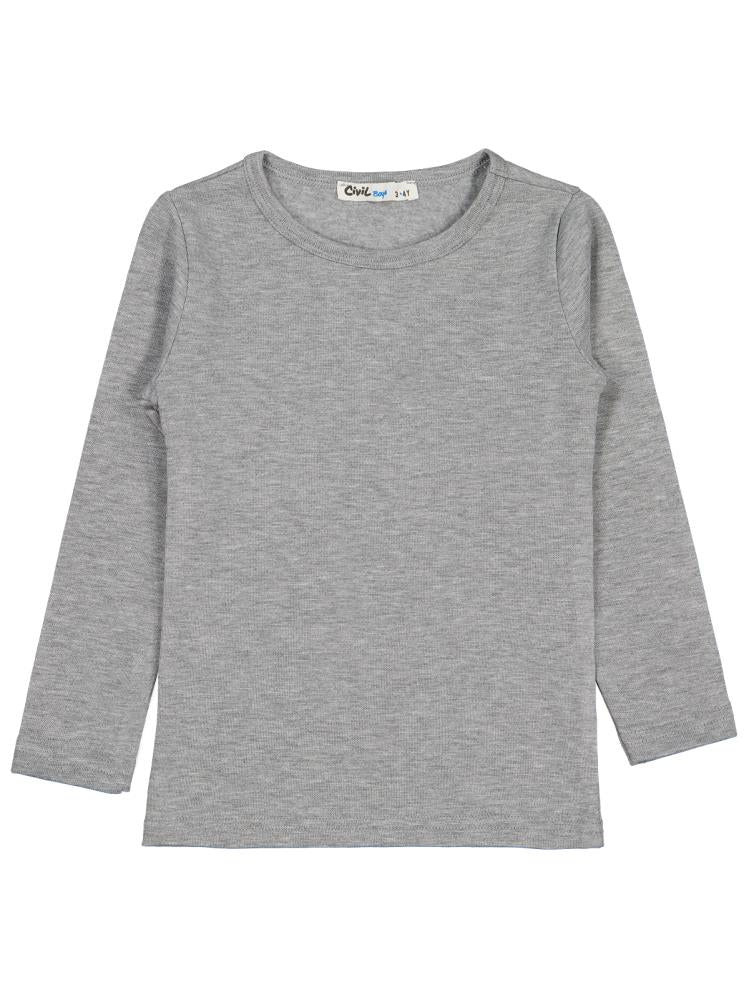 Civil Boys Termal 3-7 Yaş Sweatshirt - Gri