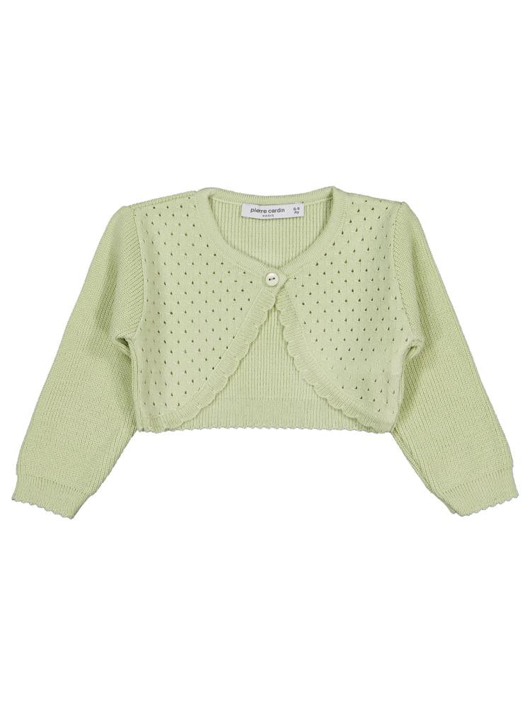 Pierre Cardin Triko Hırkalı 3'lü 6-18 Ay Elbise - Yeşil