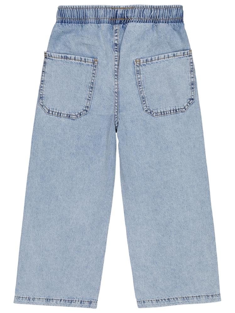 Civil Girls Beli Lastikli 4-9 Yaş Pantolon - Mavi