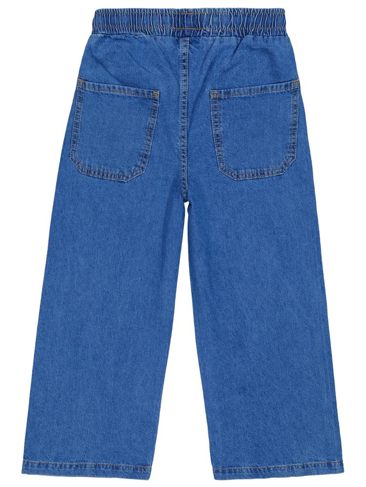 Civil Girls Beli Lastikli 4-9 Yaş Pantolon - Mavi