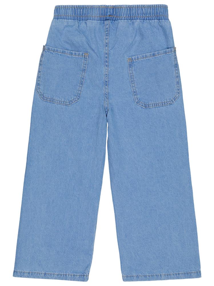 Civil Girls Beli Lastikli 4-9 Yaş Pantolon - Mavi