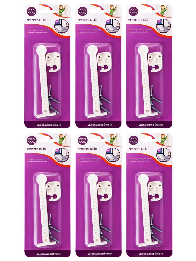 İdeal Baby Pencere Kilidi 6'lı Set