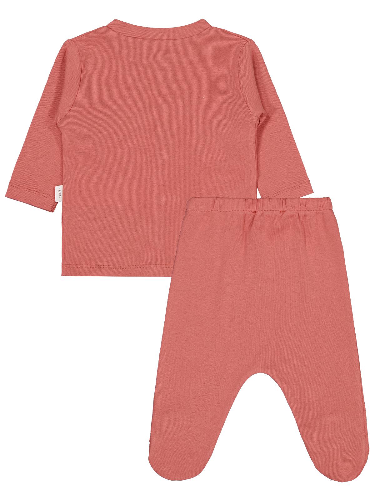 Civil Baby Düz 1-6 Ay Pijama Takımı - Turuncu
