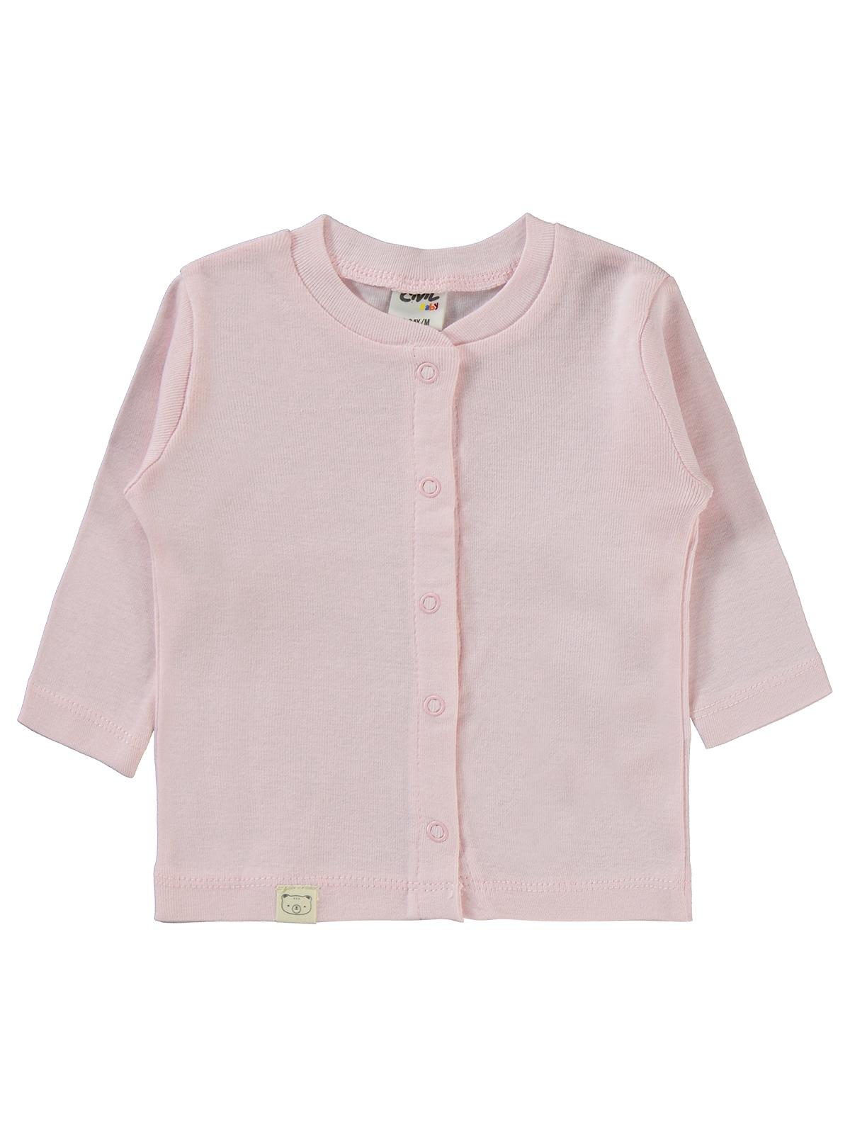 Civil Baby Düz 1-6 Ay Pijama Takımı - Pudra