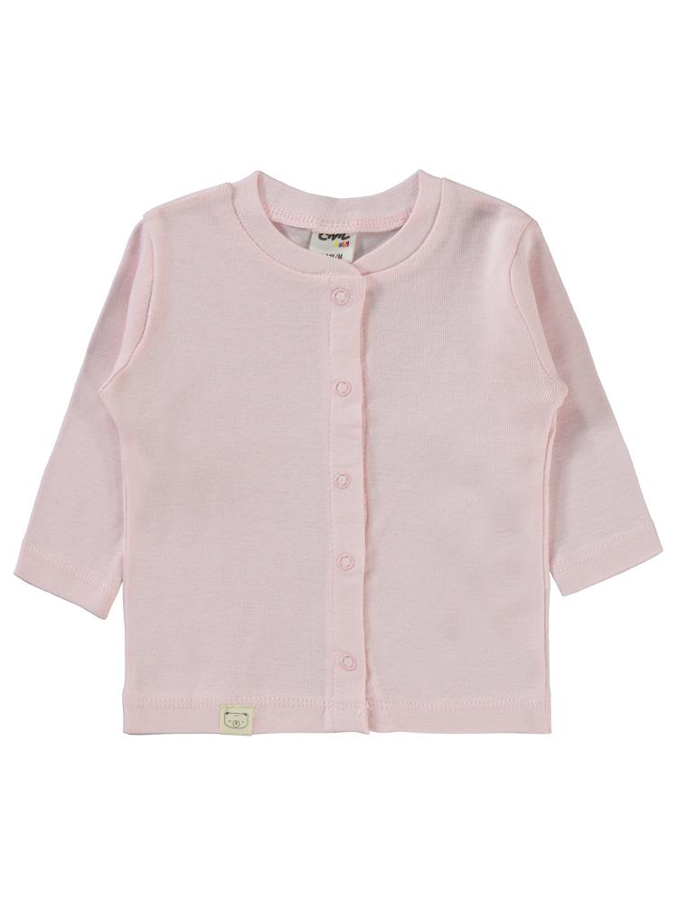 Civil Baby Düz 1-6 Ay Pijama Takımı - Pudra