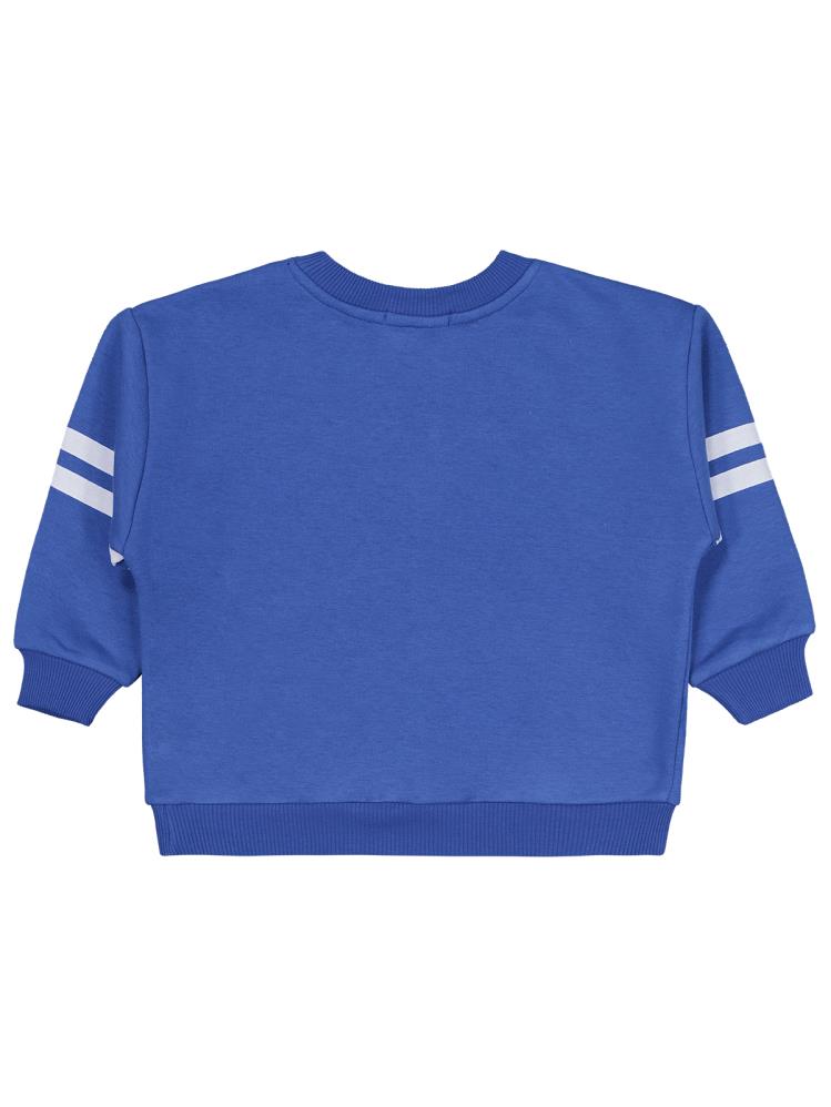 Civil Boys Cool Dude Baskı/Nakışlı 2-5 Yaş Sweatshirt - Yeşil