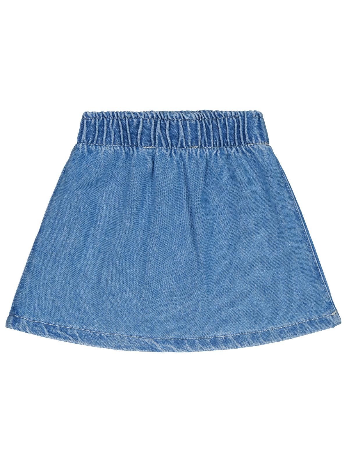 Civil Baby Fiyonk Nakışlı 6-18 Ay Etek - Mavi