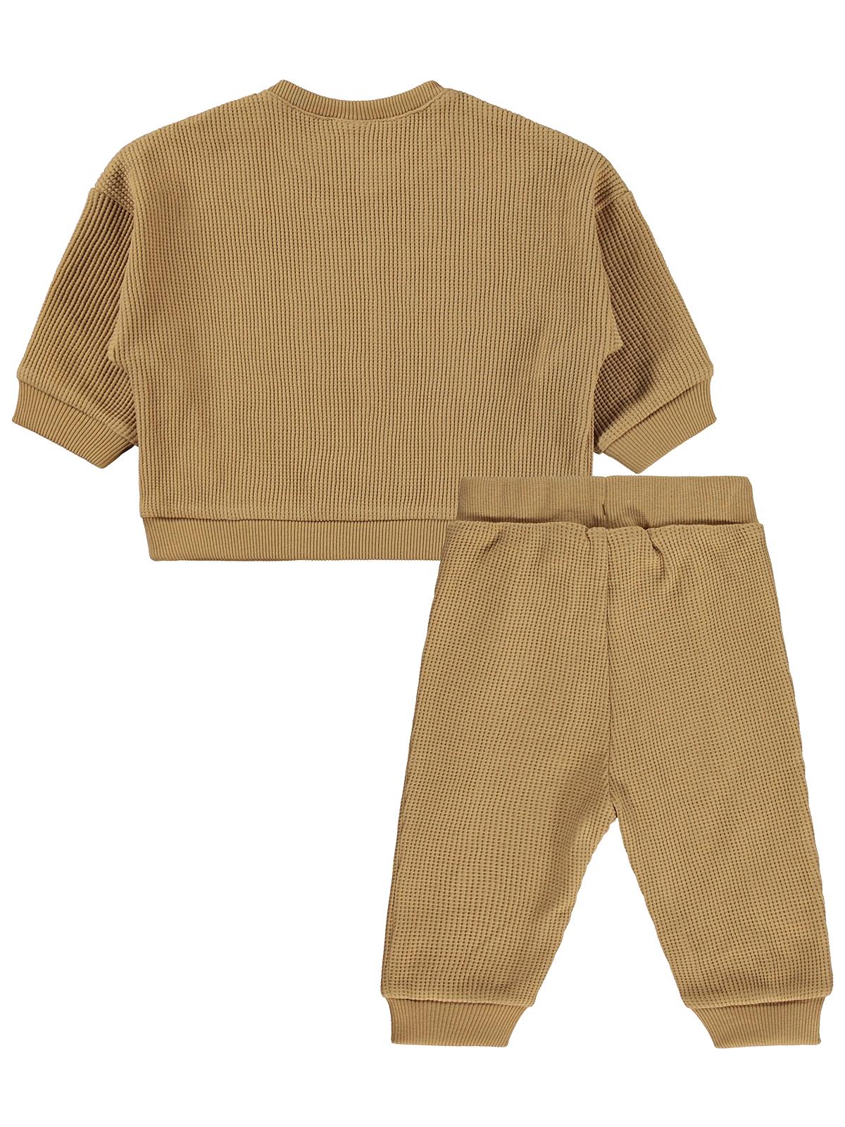 Civil Baby Etiketli 6-18 Ay Takım - Kahverengi