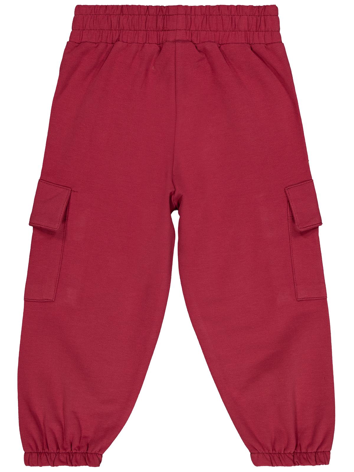 Civil Boys Kargo Cepli 2-5 Yaş Eşofman Alt - Bordo