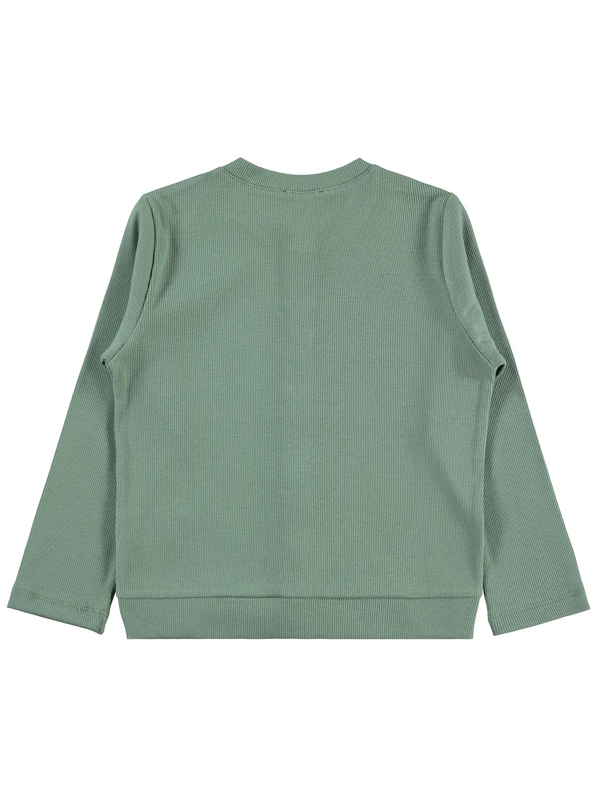 Civil Girls Yakası Fiyonklu 6-9 Yaş Hırka - Yeşil