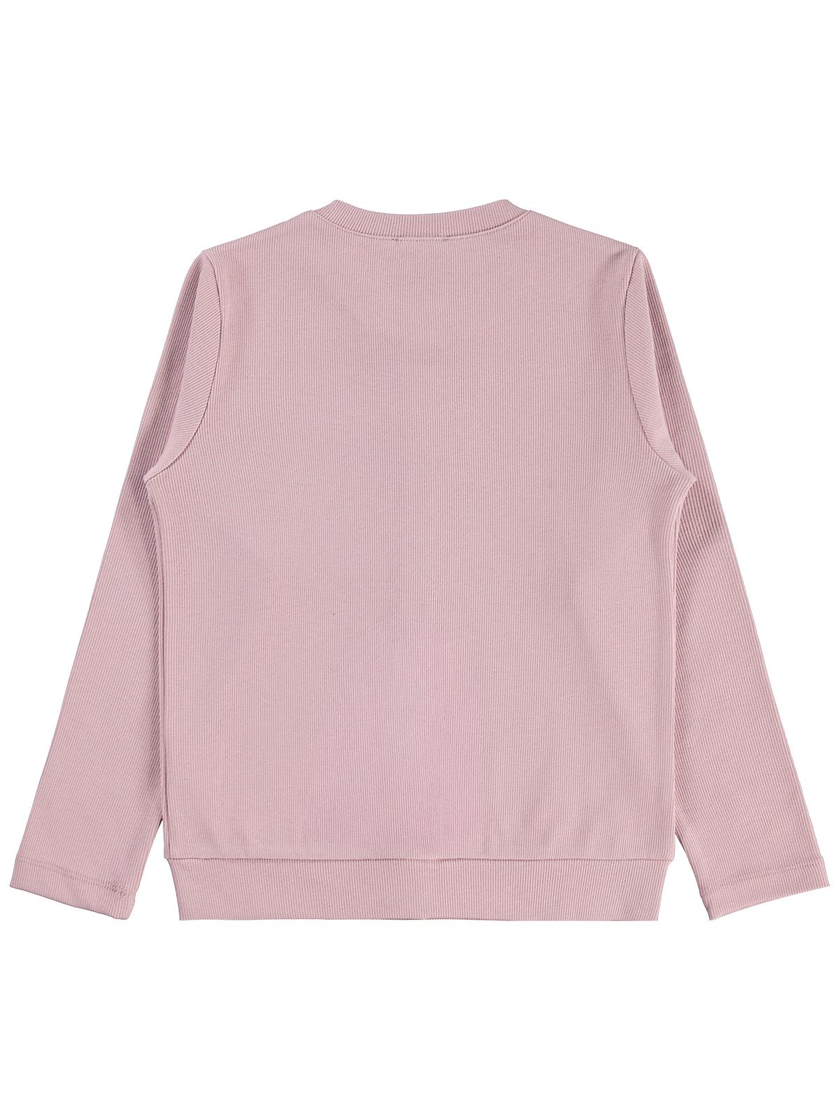 Civil Girls Yakası Fiyonklu 6-9 Yaş Hırka - Pudra