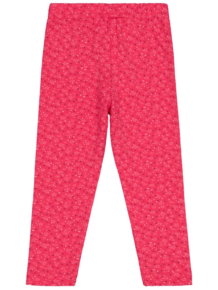 Civil Girls Çıtır Çiçek Baskılı 2-5 Yaş Tayt - Fusya