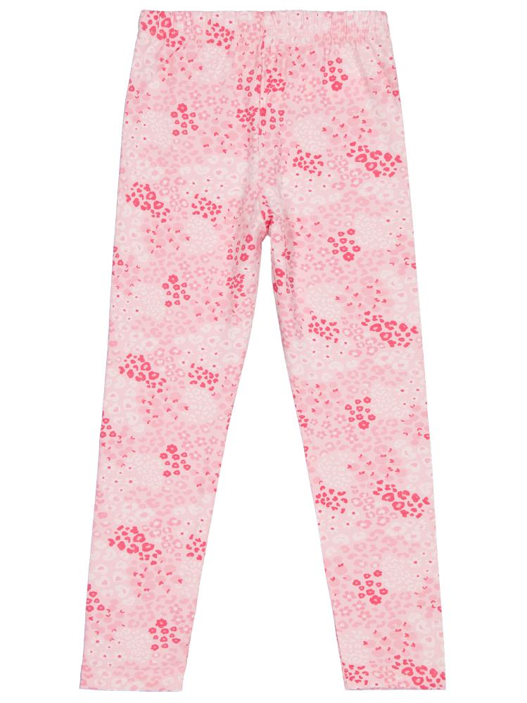 Civil Girls Leopar Baskılı 6-9 Yaş Tayt - Pembe