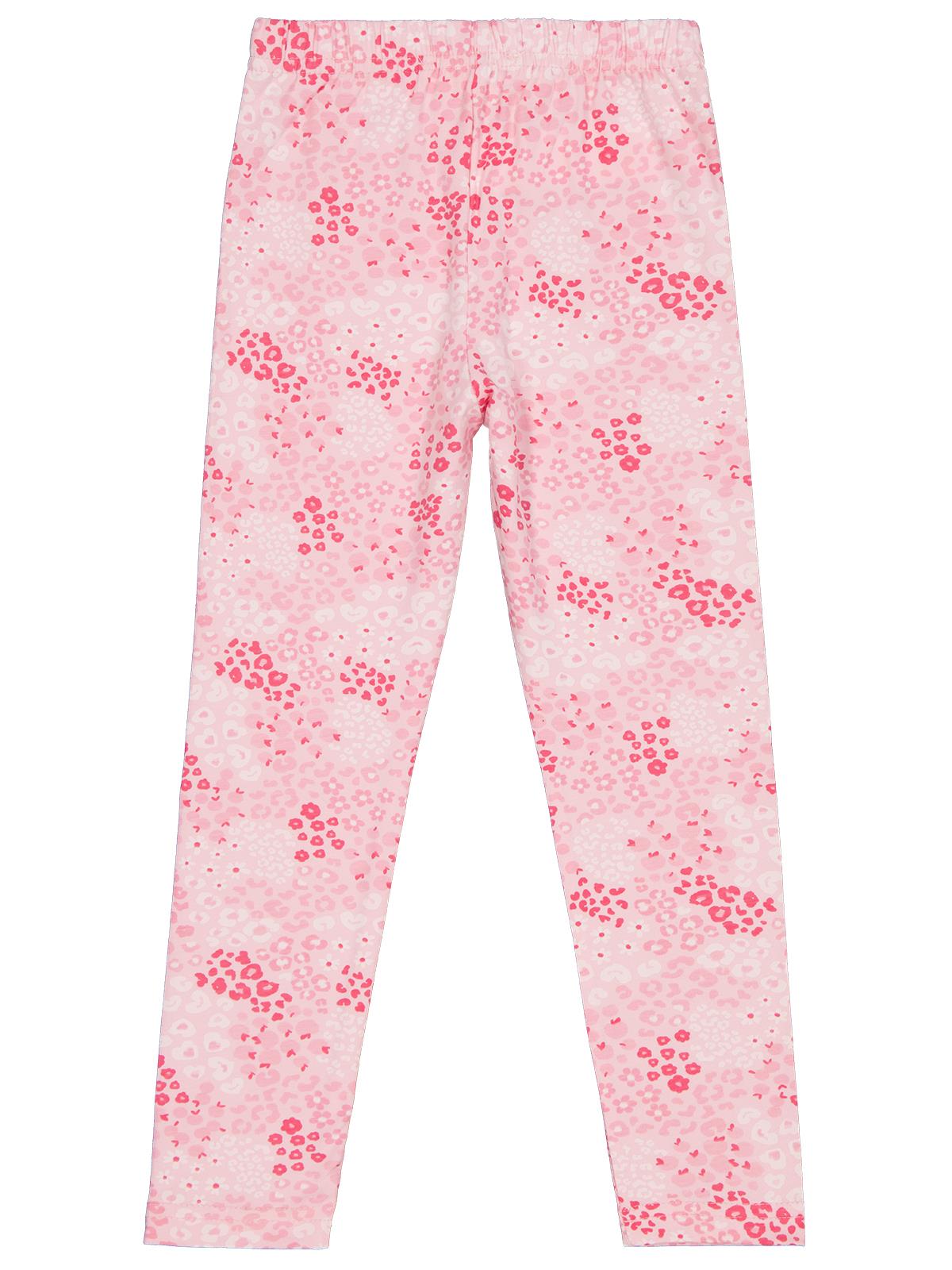 Civil Girls Leopar Baskılı 6-9 Yaş Tayt - Pembe