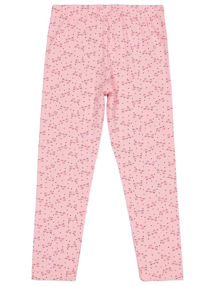 Civil Girls Kedi Baskılı 6-9 Yaş Tayt - Pembe