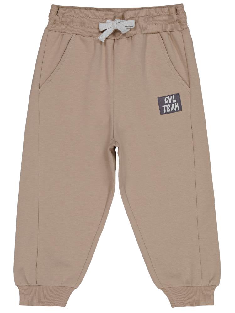 Civil Boys Cvl Team Etiketli 2-5 Yaş Eşofman Altı - Bej