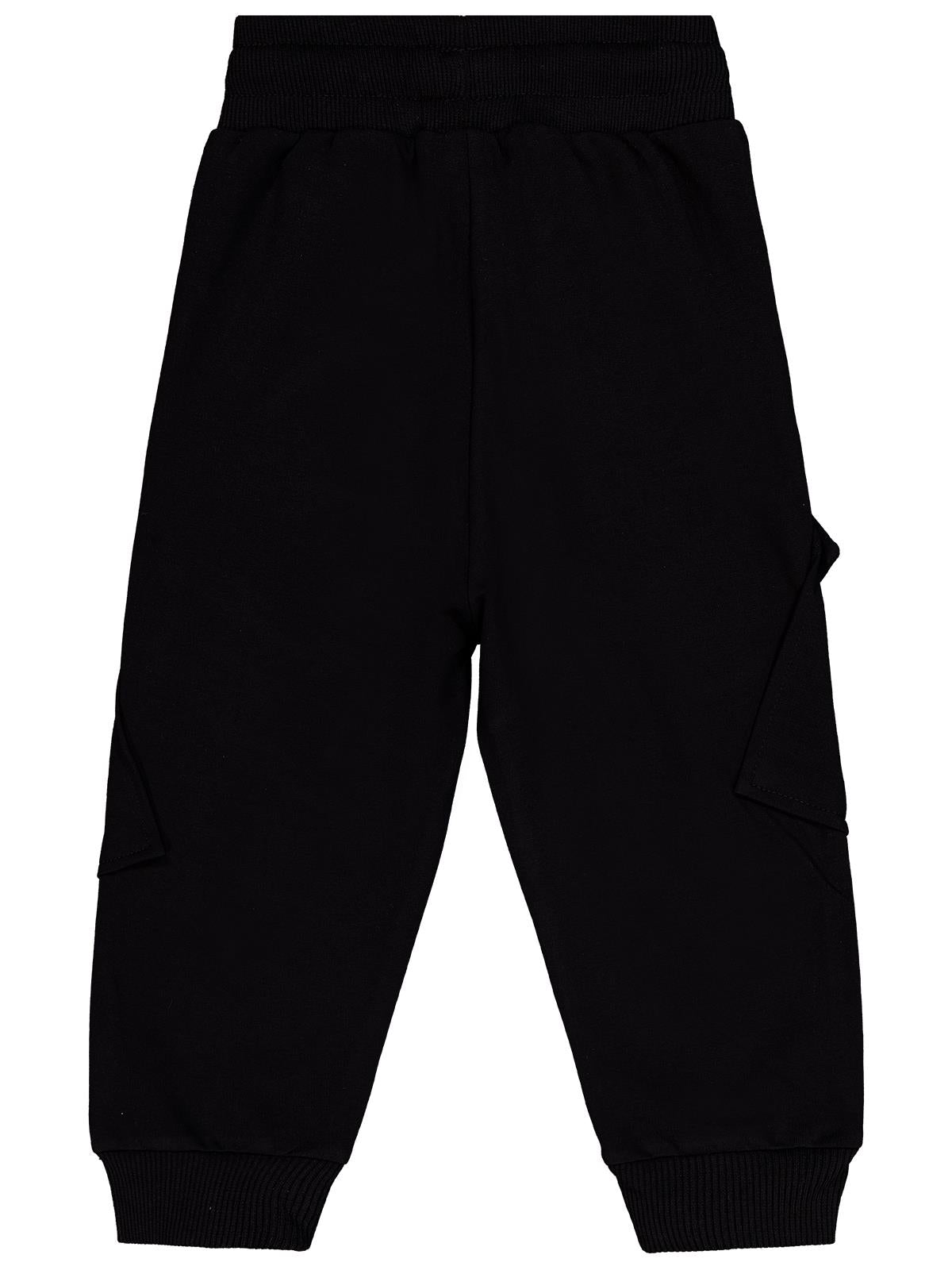 Civil Boys Kargo Cepli Etiketli 2-5 Yaş Eşofman Altı - Siyah