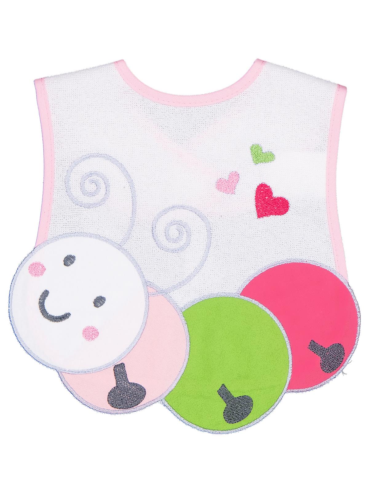 Civil Baby Tırtıl Baskılı Mama Önlüğü - Ekru